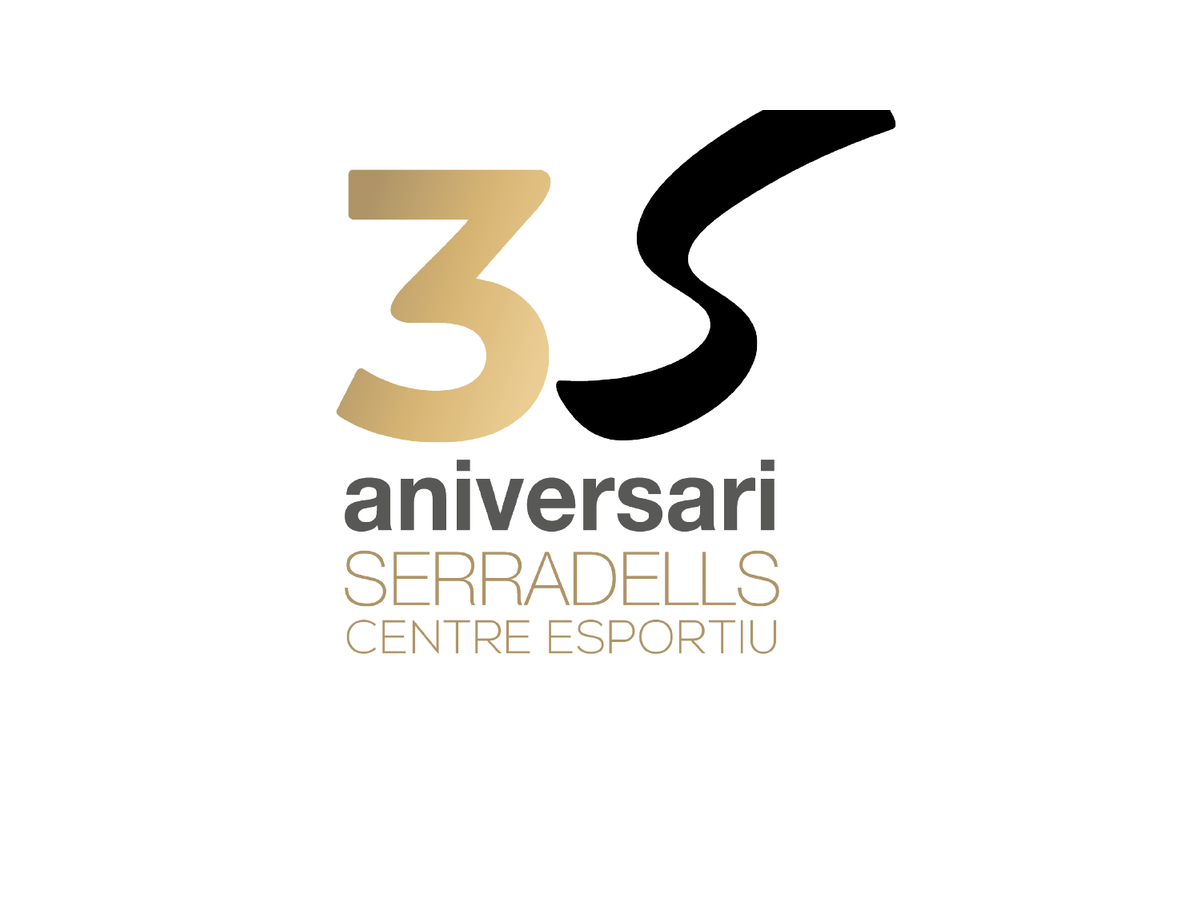 Logotip 35è aniversari Centre Esportiu dels Serradells